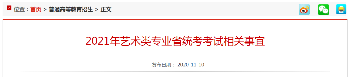 重要！河南招生办发布《2021艺术类专业省统考考试相关事宜》，这7类考生必看！(图2)