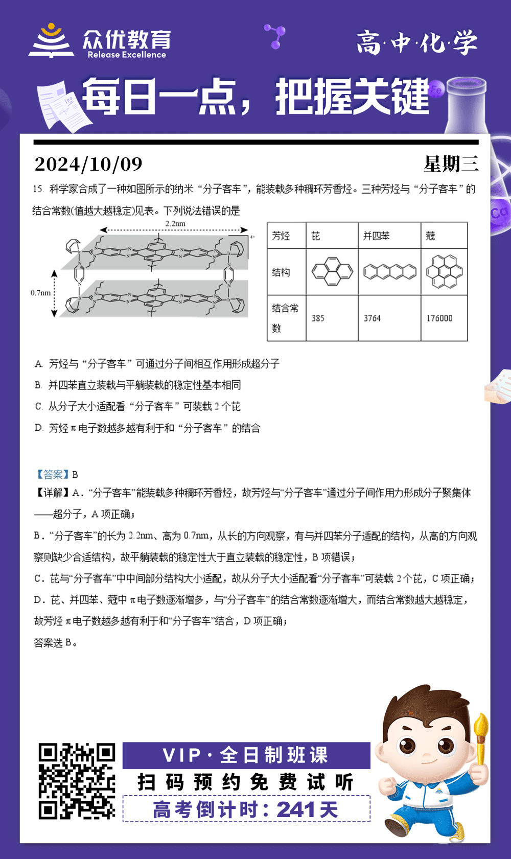 【高中化学 · 每日一练】：单项选择题精选(图1)